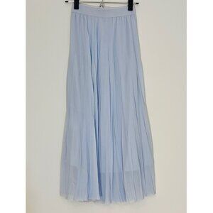H&M Blue Pleated Skirt